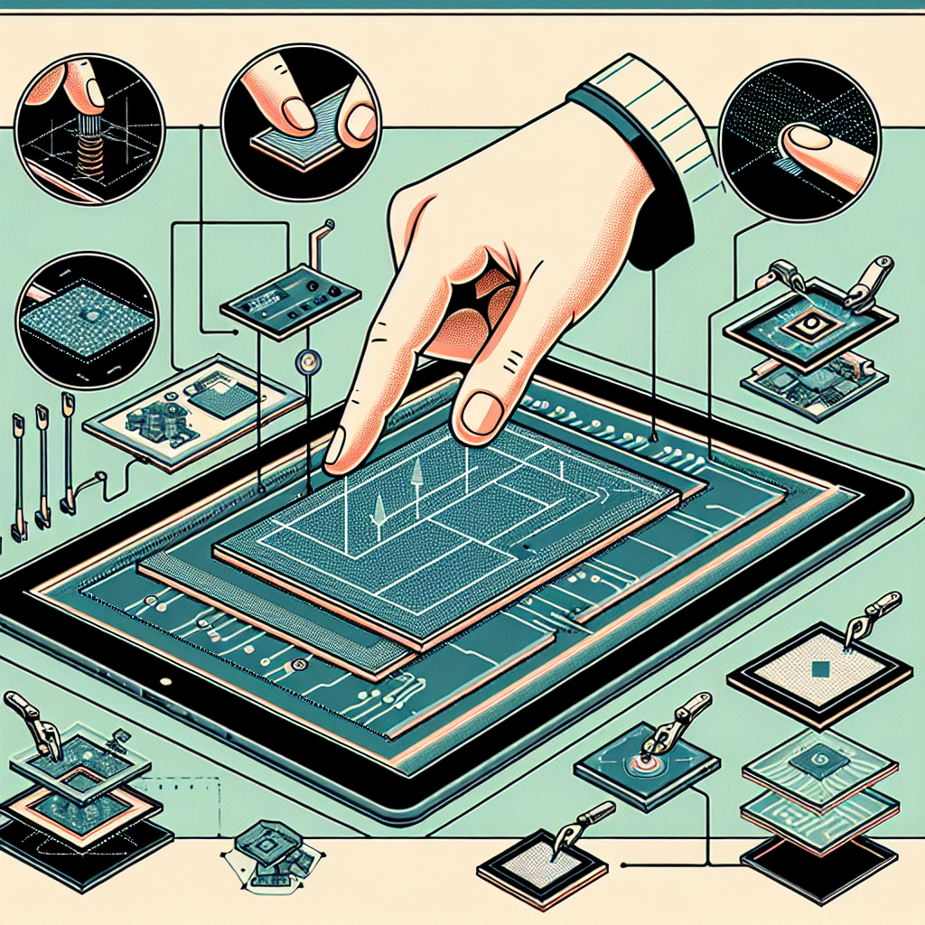 How are resistive touchscreens calibrated?